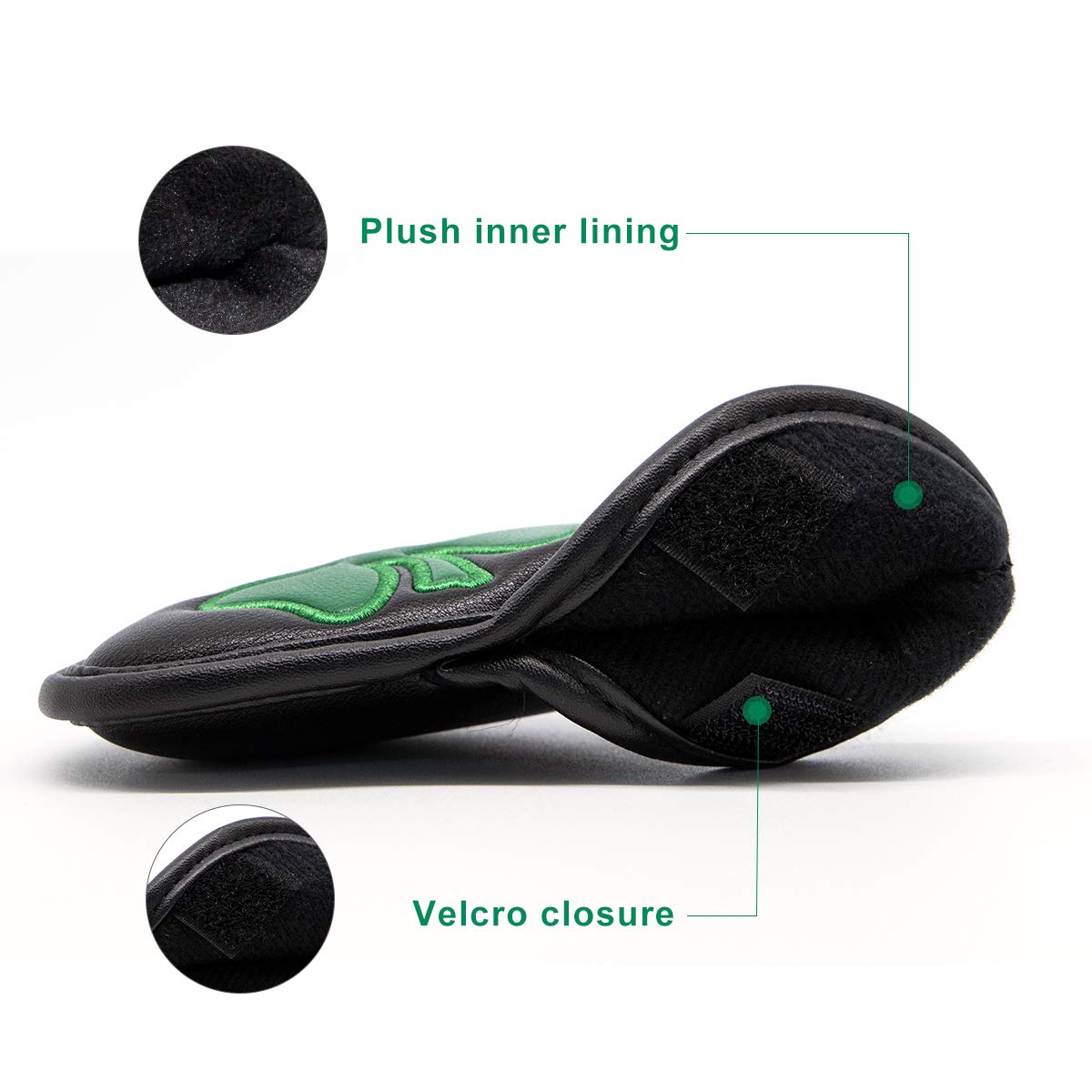 Golf Iron Head Covers Black Lu - Golf Club Iron Set incelemesi ve fiyatı