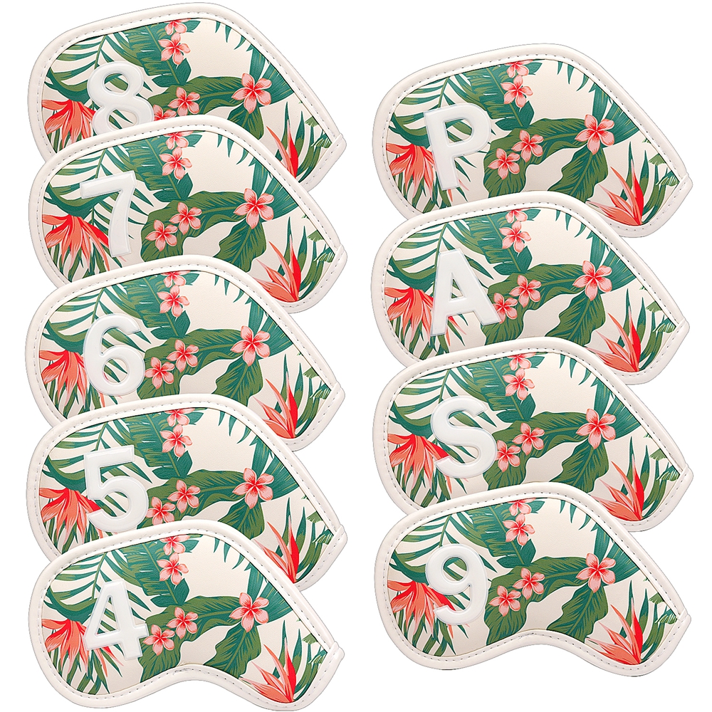 9pcs a Set PU Leather Hawaiian - Golf Club Iron Set incelemesi ve fiyatı