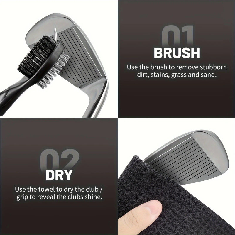 1 Pc Black Golf Towel Microfib - Golf Towel Waffle incelemesi ve fiyatı
