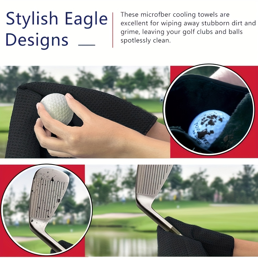 Premium Golf Towel with Clip - - Golf Towel Waffle incelemesi ve fiyatı