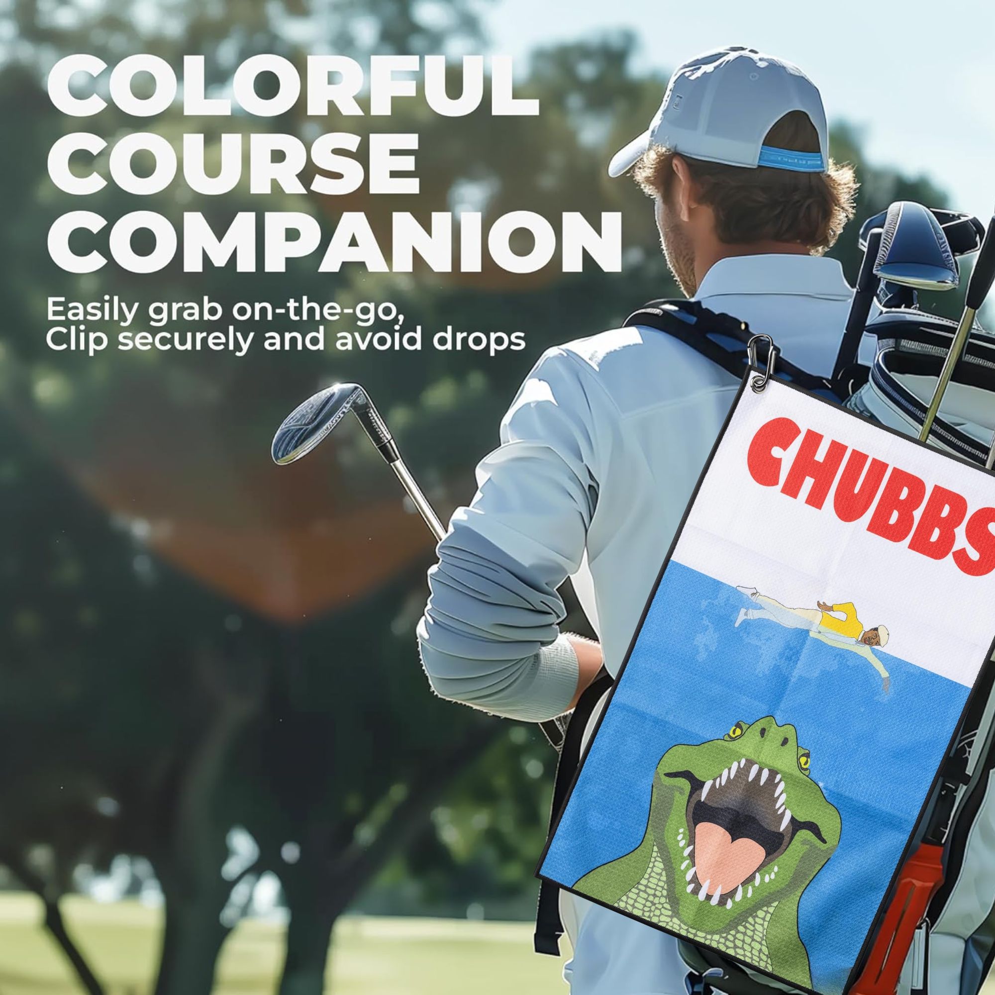 Fun Happy Gilmore Design Golf  - Golf Towel Waffle incelemesi ve fiyatı