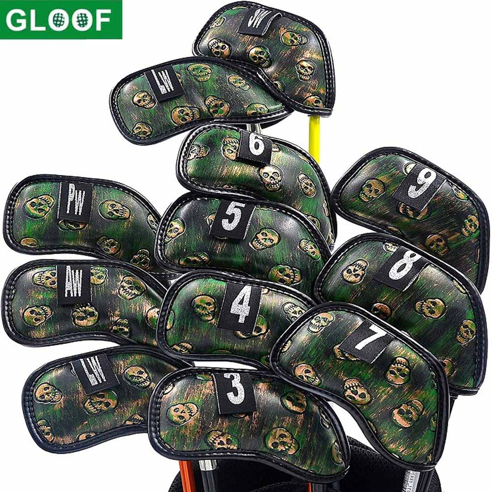 12Pcs Skull Golf Iron Head Cov - Golf Club Iron Set incelemesi ve fiyatı