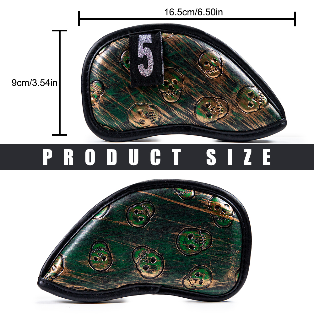 12Pcs Skull Golf Iron Head Cov - Golf Club Iron Set incelemesi ve fiyatı