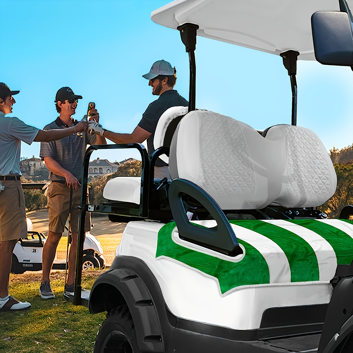 Golf Cart Seat Covers, Blue An - Golf Towel Waffle incelemesi ve fiyatı