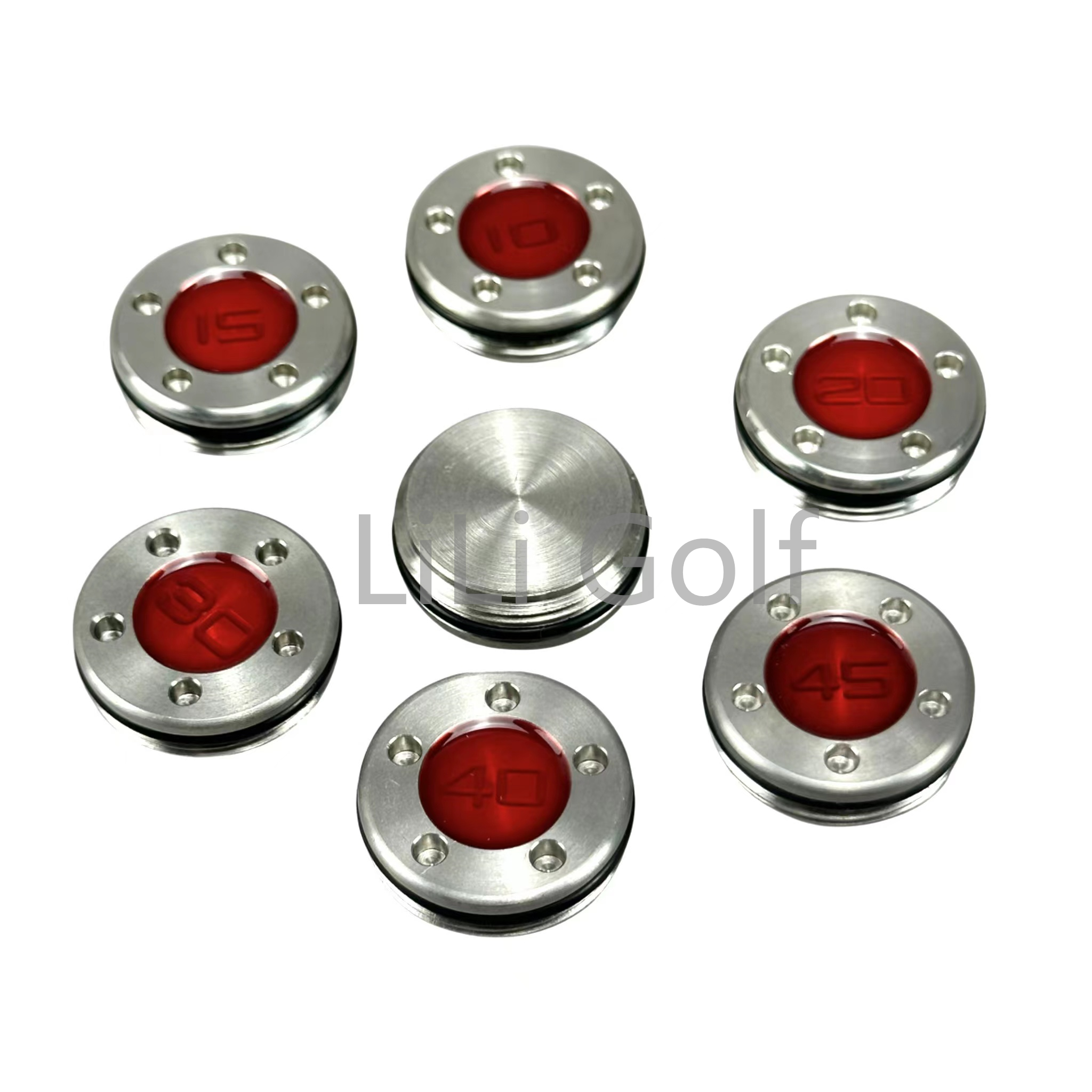 2pcs Red Golf Weight Custom Pu - Driver Golf Titanium incelemesi ve fiyatı