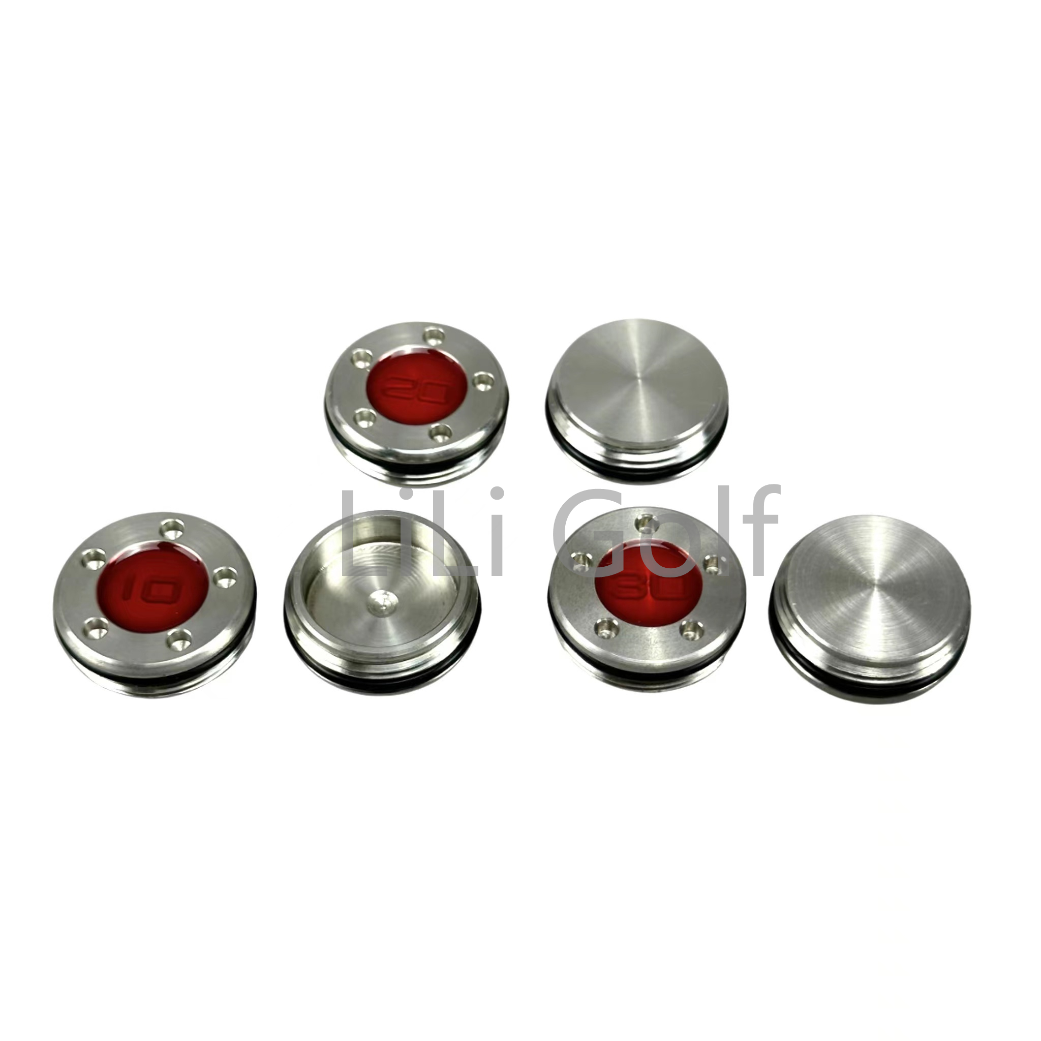 2pcs Red Golf Weight Custom Pu - Driver Golf Titanium incelemesi ve fiyatı