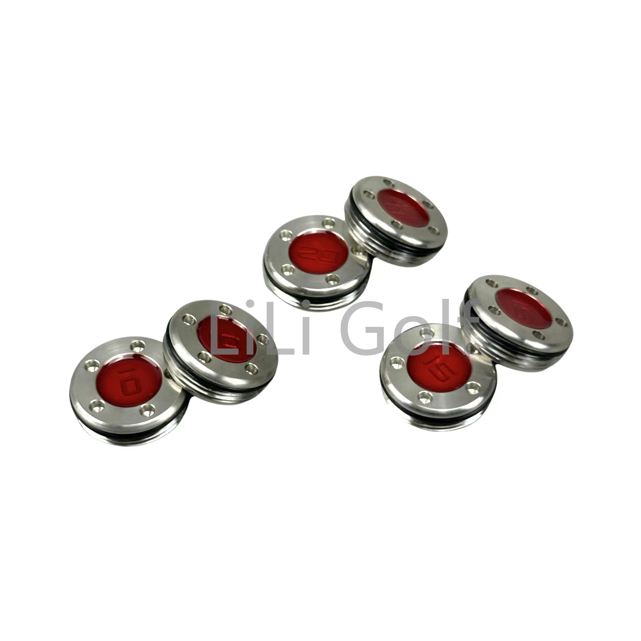 2pcs Red Golf Weight Custom Pu - Driver Golf Titanium incelemesi ve fiyatı